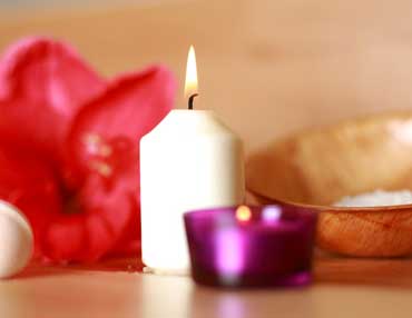 New Forest Reiki candles at Hordle